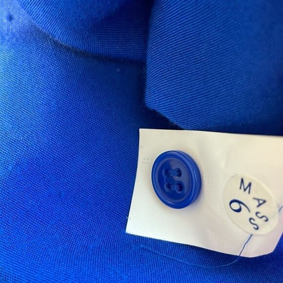 Zara Satin Effect Wrap Dress Mini Blue M - Picture 9 of 11